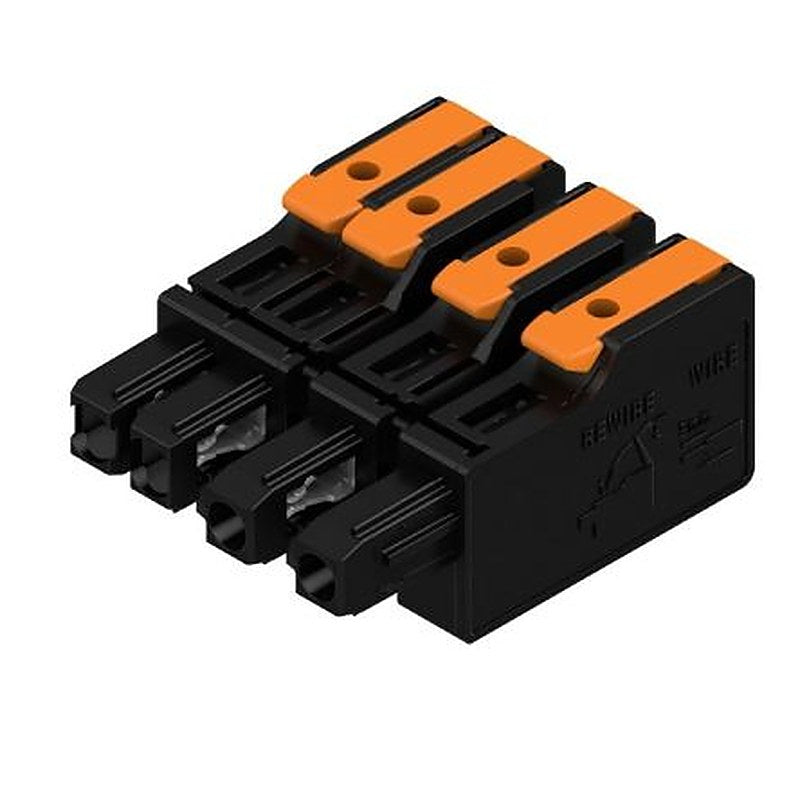 Weidmüller OMNIMATE 4.0 Series Pluggable Terminal Block Headers & Socket, 4-Contact, 7.5 mm Pitch, PCB, 1 Row