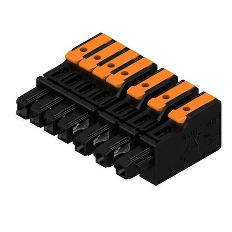 Weidmüller OMNIMATE 4.0 Series Pluggable Terminal Block Headers & Socket, 7-Contact, 7.5 mm Pitch, PCB, 1 Row