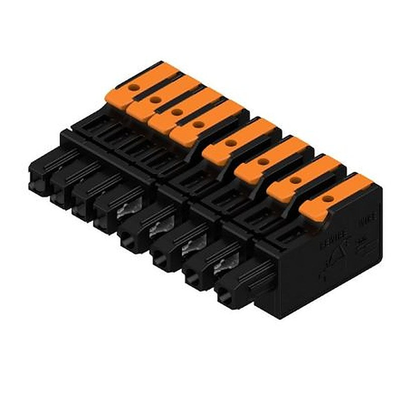 Weidmüller OMNIMATE 4.0 Series Pluggable Terminal Block Headers & Socket, 8-Contact, 7.5 mm Pitch, PCB, 1 Row