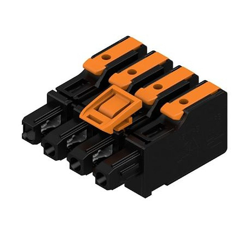 Weidmüller OMNIMATE 4.0 Series Pluggable Terminal Block Headers & Socket, 4-Contact, 7.5 mm Pitch, PCB, 1 Row