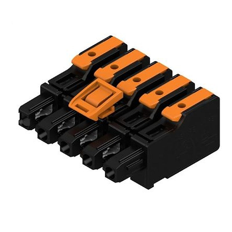 Weidmüller OMNIMATE 4.0 Series Pluggable Terminal Block Headers & Socket, 5-Contact, 7.5 mm Pitch, PCB, 1 Row