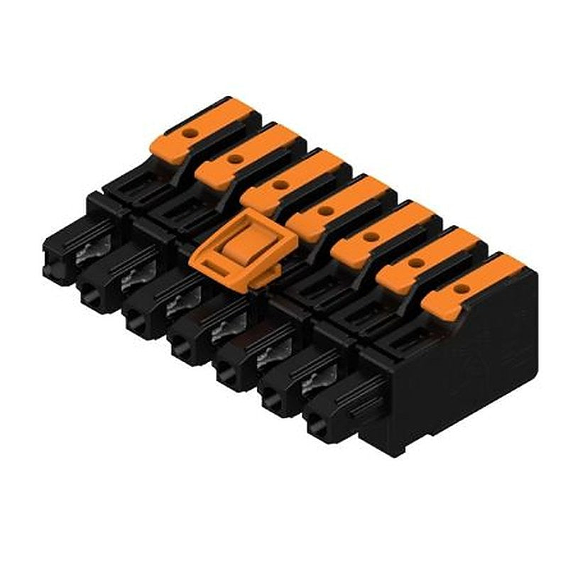 Weidmüller OMNIMATE 4.0 Series Pluggable Terminal Block Headers & Socket, 7-Contact, 7.5 mm Pitch, PCB, 1 Row
