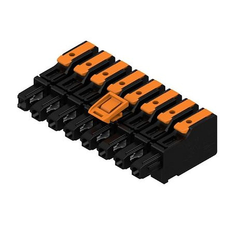 Weidmüller OMNIMATE 4.0 Series Pluggable Terminal Block Headers & Socket, 8-Contact, 7.5 mm Pitch, PCB, 1 Row