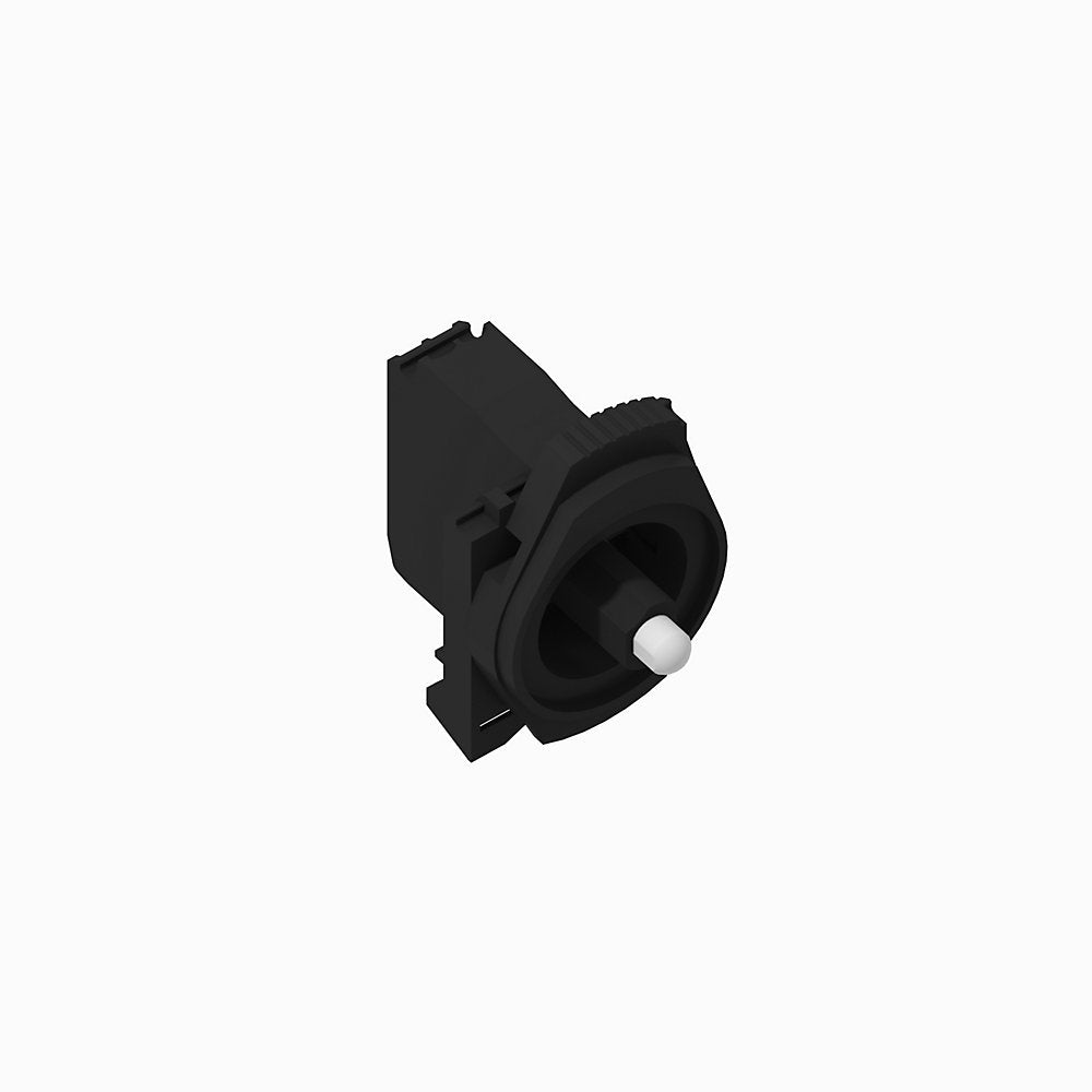 Integrated LED (screwless), Plastic Latch Mount, 240V AC, White LED