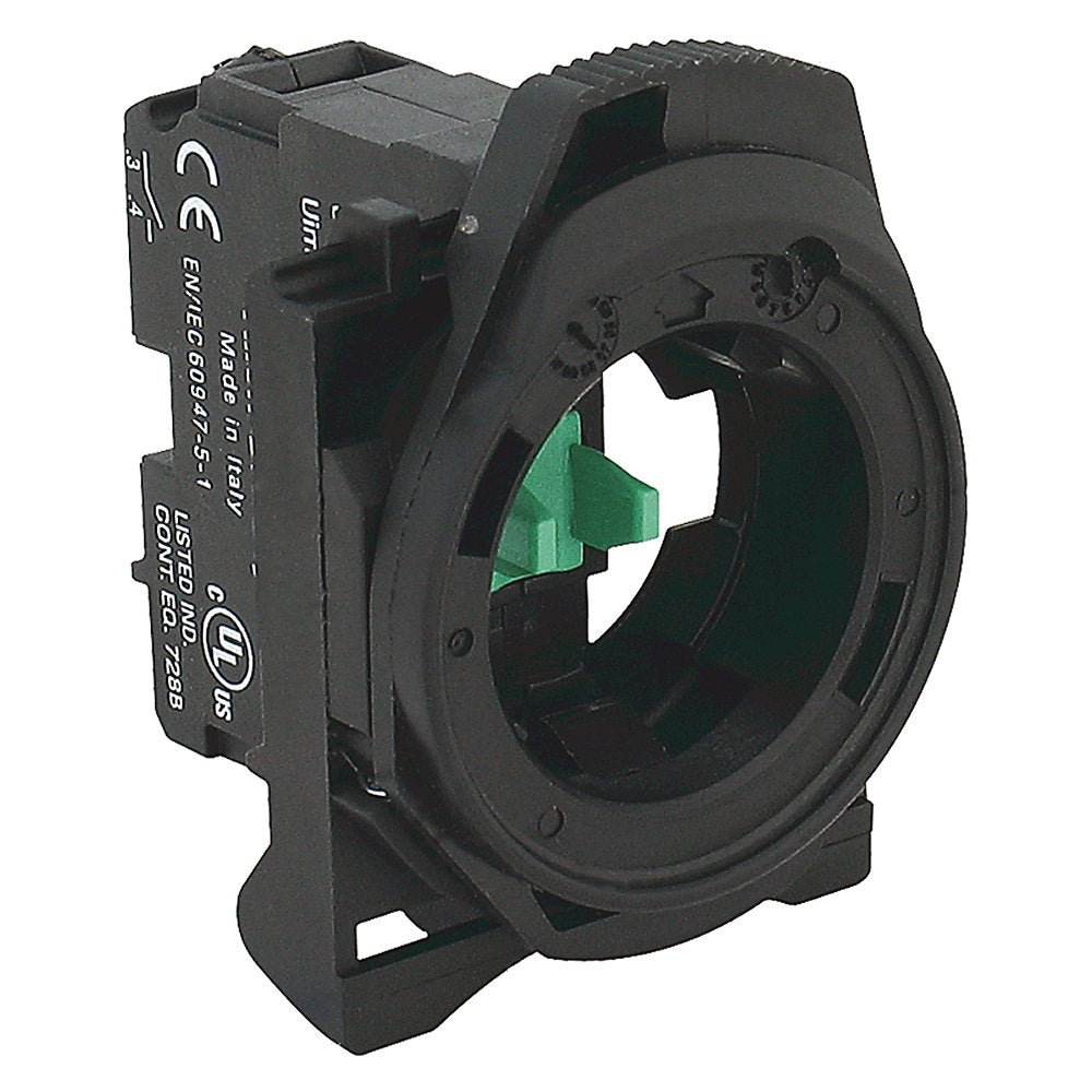 Plastic Latch Mount, 0 N.O. Contact(s), 6 N.C. Contact(s), Standard