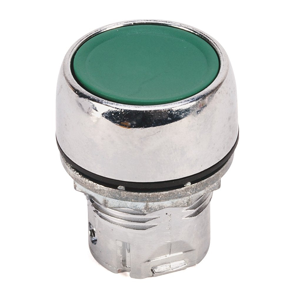 800F Alternate Action Push Button - Metal, Flush, Alternate Action, Black, No Legend, Metal Latch Mount, 1 N.O. Contact(s), 0 N.C. Contact(s), N.O. Early Make Standard Pack (Qty. 1)