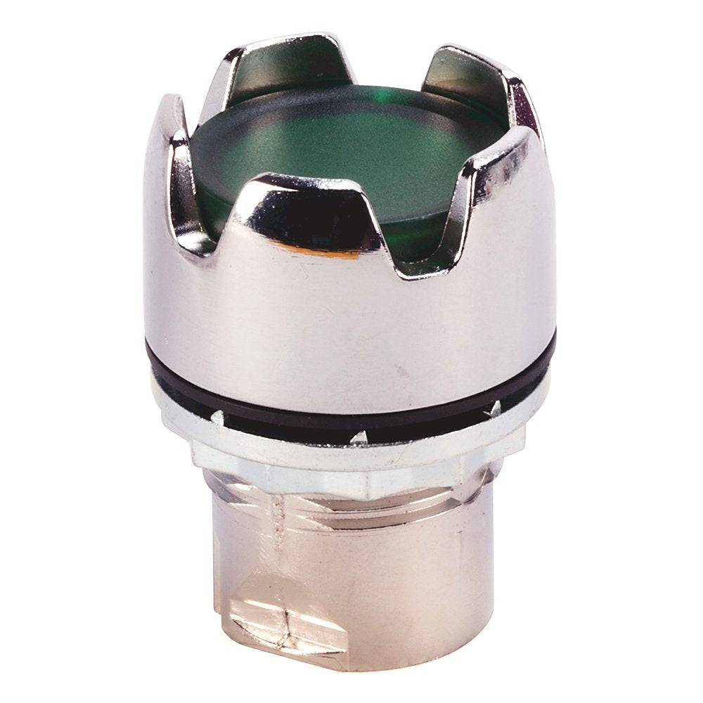800F Momentary Push Button - Metal, Illuminated, Guarded, Amber, Integrated LED, Metal Latch Mount, 24V AC/DC, White LED, 1 N.O. Contact(s), 0 N.C. Contact(s), Standard Standard Pack (Qty. 1)