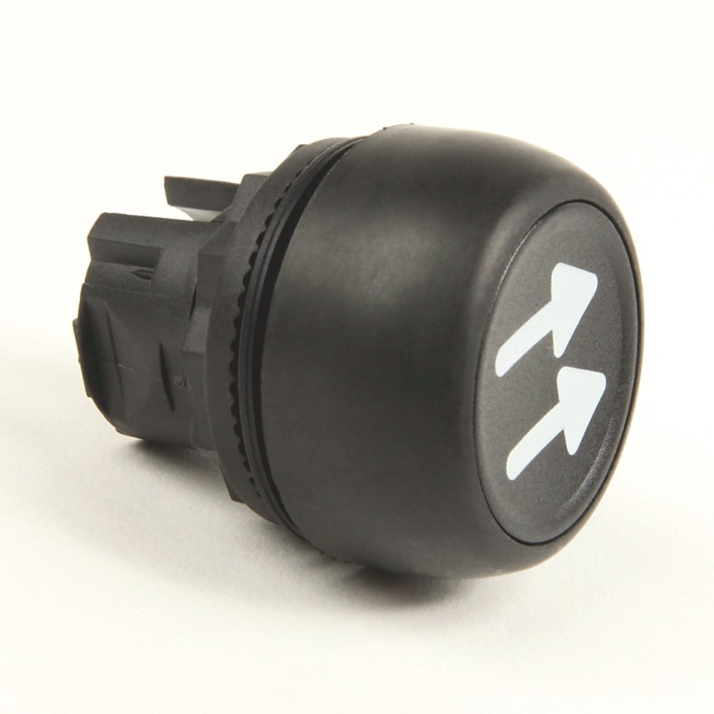 800FC - Plastic, 1-Speed, Double Arrow , Black , Vertical: Black / DOWN FAST or White / UP FAST