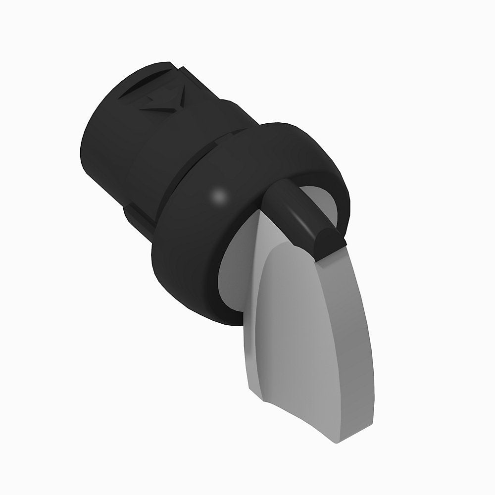 800F 3 Position Illuminated Selector Switch - Plastic, Spring Return from Left, Clear, Standard Orientation, , Standard Pack (Qty. 1)
