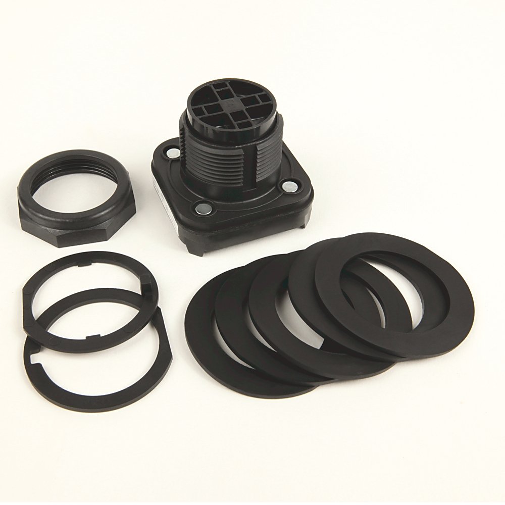 800T and 800H Accessories, 800H-BR00 Momentary Contact Two-Color Molded Push Button, Extended, Type 4/4X/13