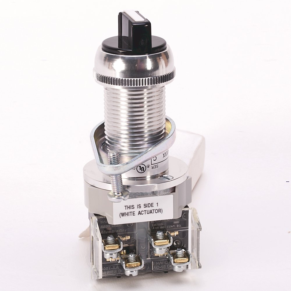 Hazardous Location Type 7&9 3 Pos. Sel. Switch-Non-Illum., Standard Barrel Length, White, Std. Knob Maint.