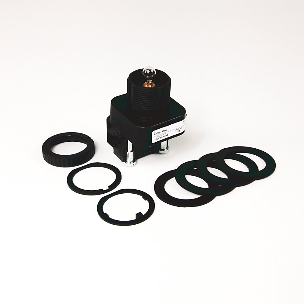 30.5mm Type 4/4X/13 Pilot Light, Dual Input-Diode, Incand., Green, 24V AC/DC