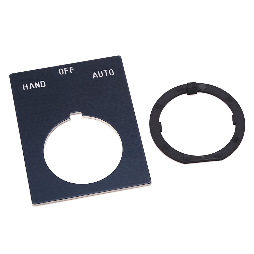 800T and 800H Accessories, 800H Legend Plate,Standard,OPEN-OFF-CLOSE,Gray
