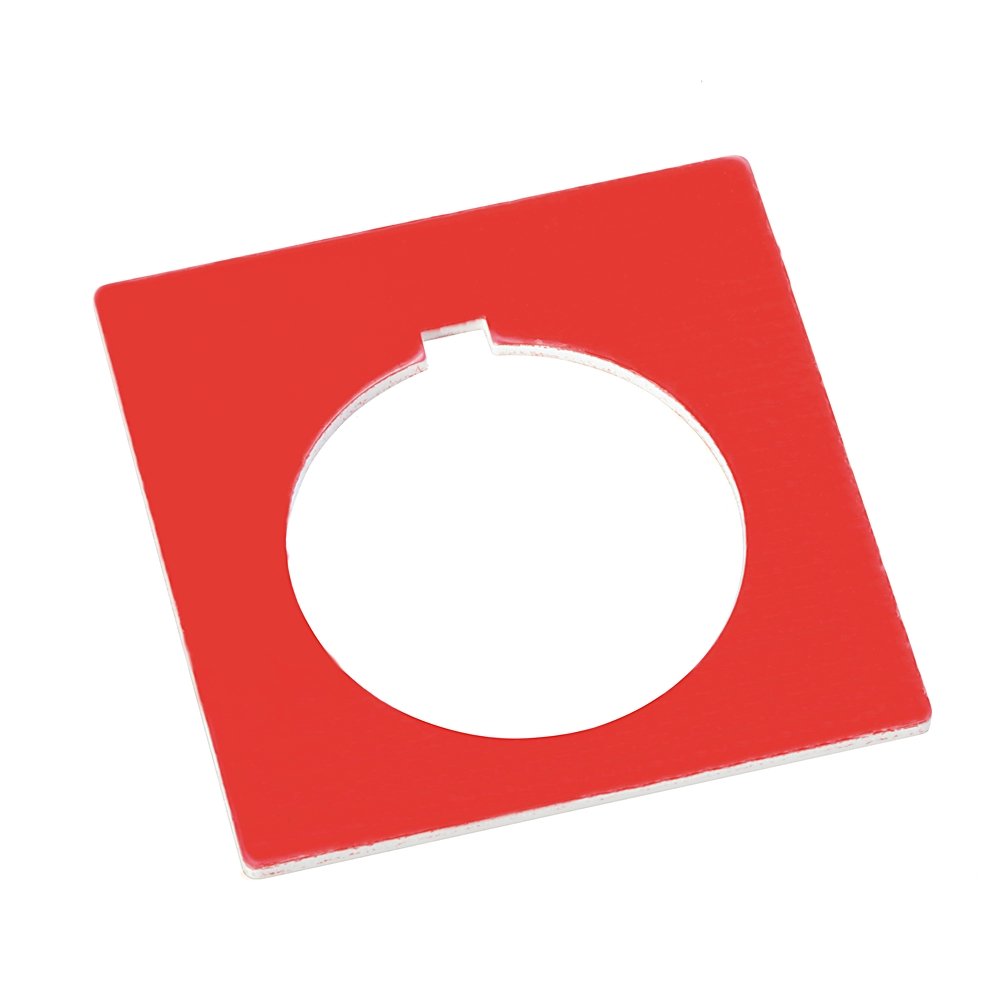 800T and 800H Accessories, 800H Legend Plate,Standard,Blank,Red