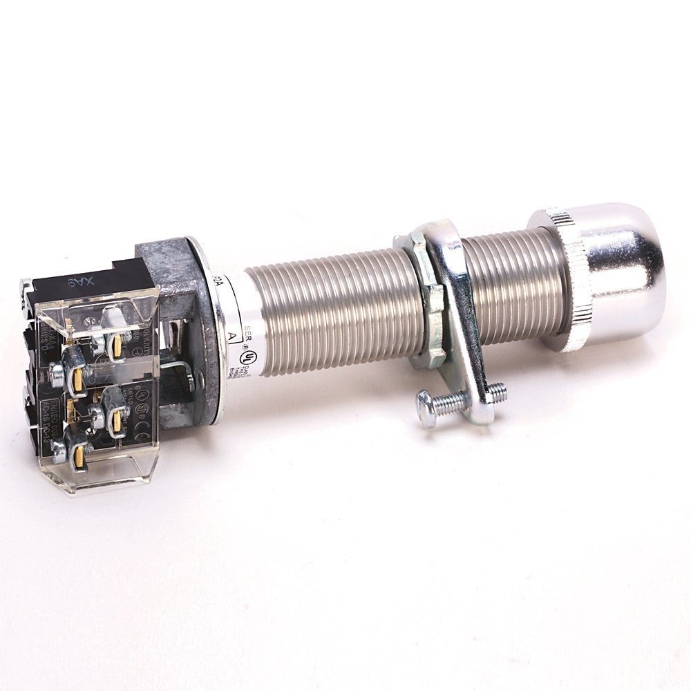 Hazardous Location Type 7&9 Momentary Contact PB, Non-Illuminated., Long Barrel, Flush Head, Green, No Contacts