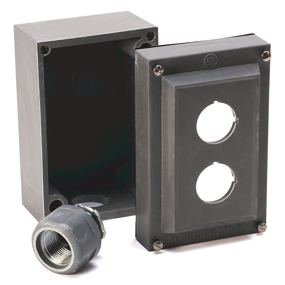 800R Push Button Enclosure,Surface,3 Hole,Type 4/4X/13 , Rosite Glass Polyster Type 4/4X/13