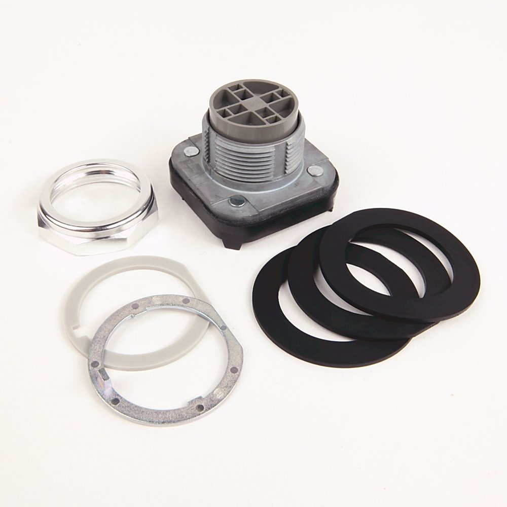 800T and 800H Accessories, 800T-B00 Momentary Contact Two-Color Molded Push Button, Extended, Type 4/13