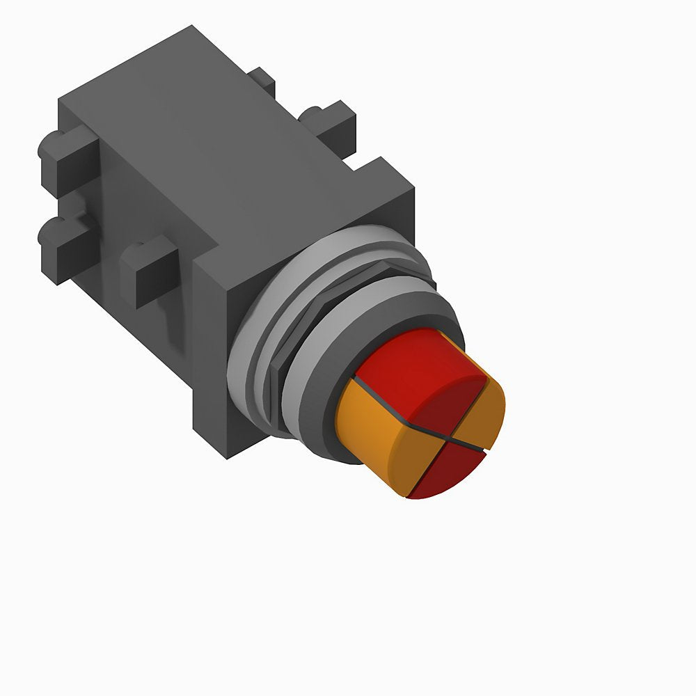 30.5mm Cluster Pilot Light, 4 Unit Cluster-LED, Transformer, 120V AC 50/60 Hz, Red, Amber, Red, Amber