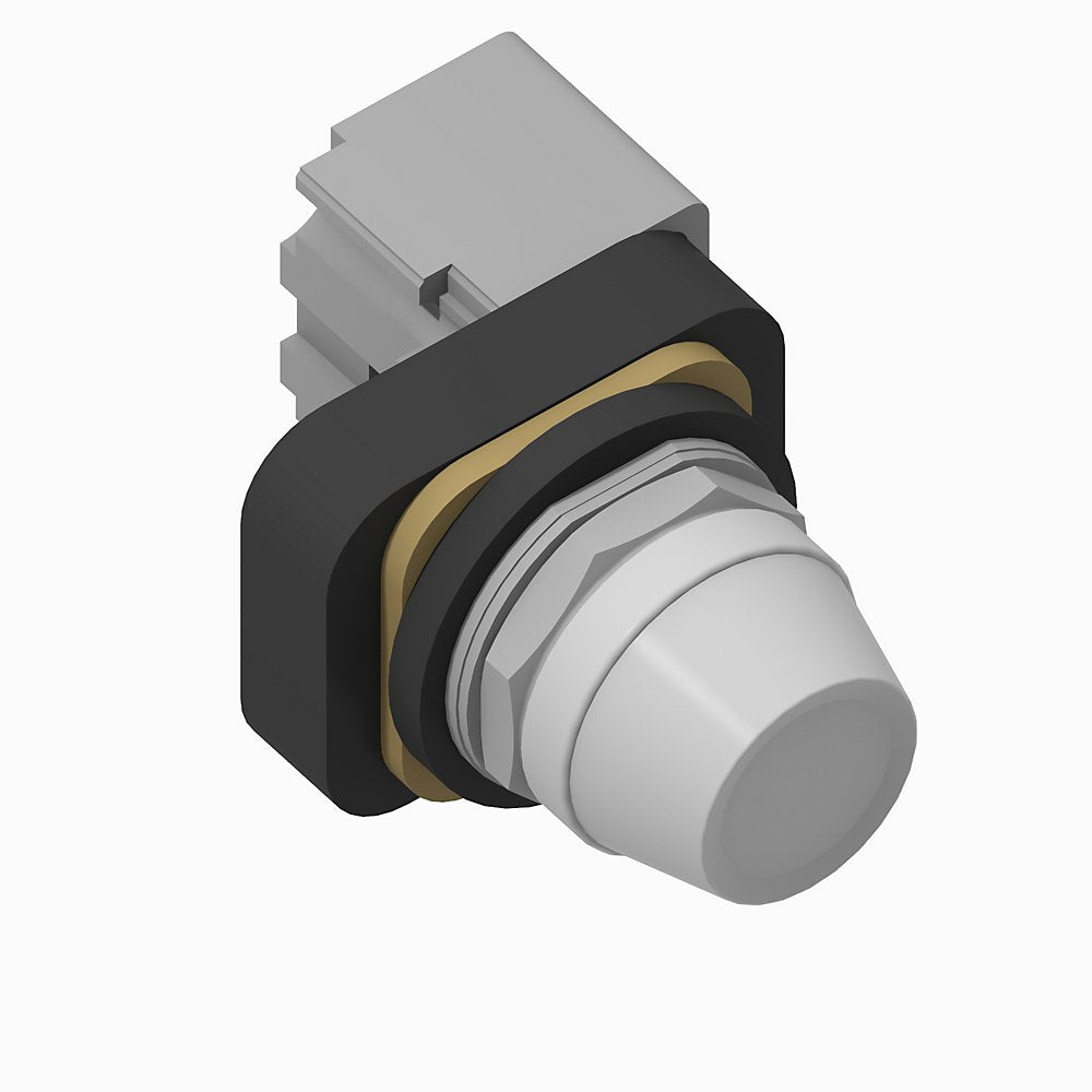 30.5mm Type 4/13 Pilot Light, Xfmr, No Test Option, LED, White, 240V AC 50/60 Hz
