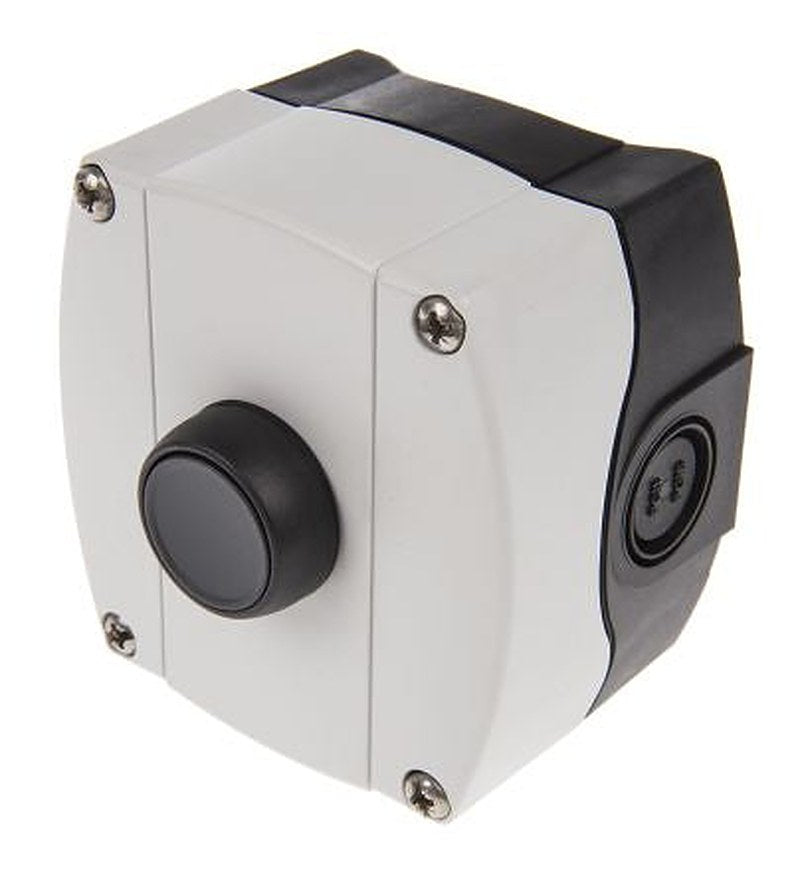 Allen Bradley Enclosed Push Button - 1 NO, Plastic, Black, IP66