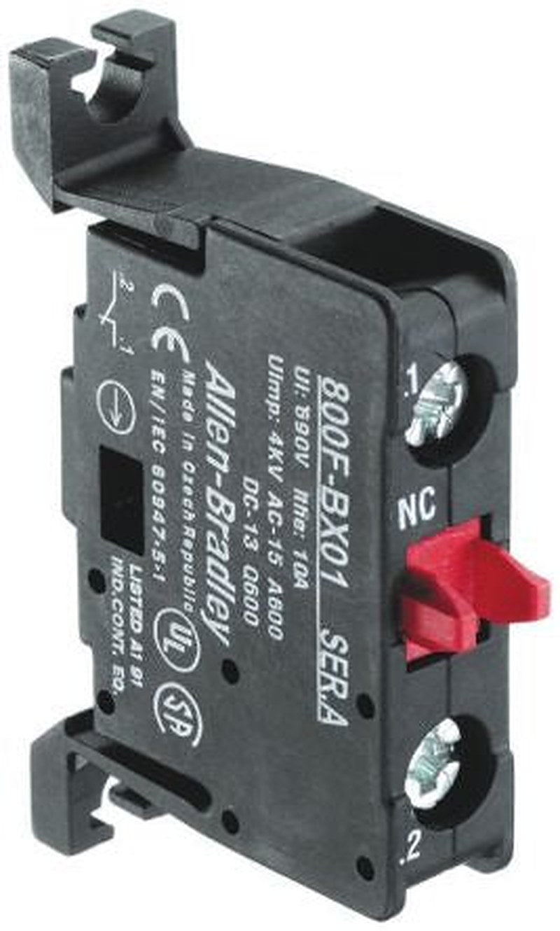 Allen Bradley 800F Series Contact Block, 600V, 1 NC