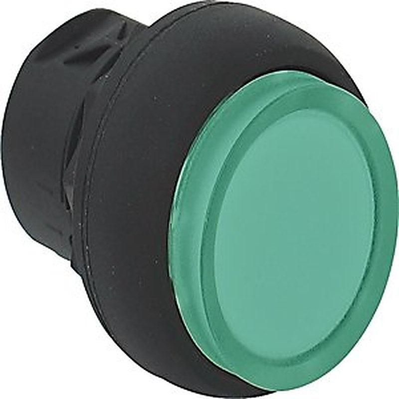 800F Momentary Push Button - Metal, Illuminated, Flush, Clear, Integrated LED, Metal Latch Mount, 240V AC, White LED, 1 N.O. Contact(s), 0 N.C. Contact(s), Standard Standard Pack (Qty. 1)