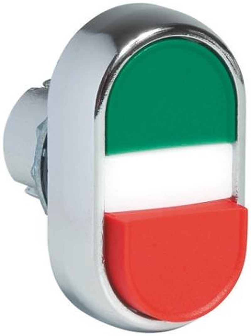 Allen Bradley 800F Series Green, Red Momentary Push Button Head, 22 mm Cutout, IP65