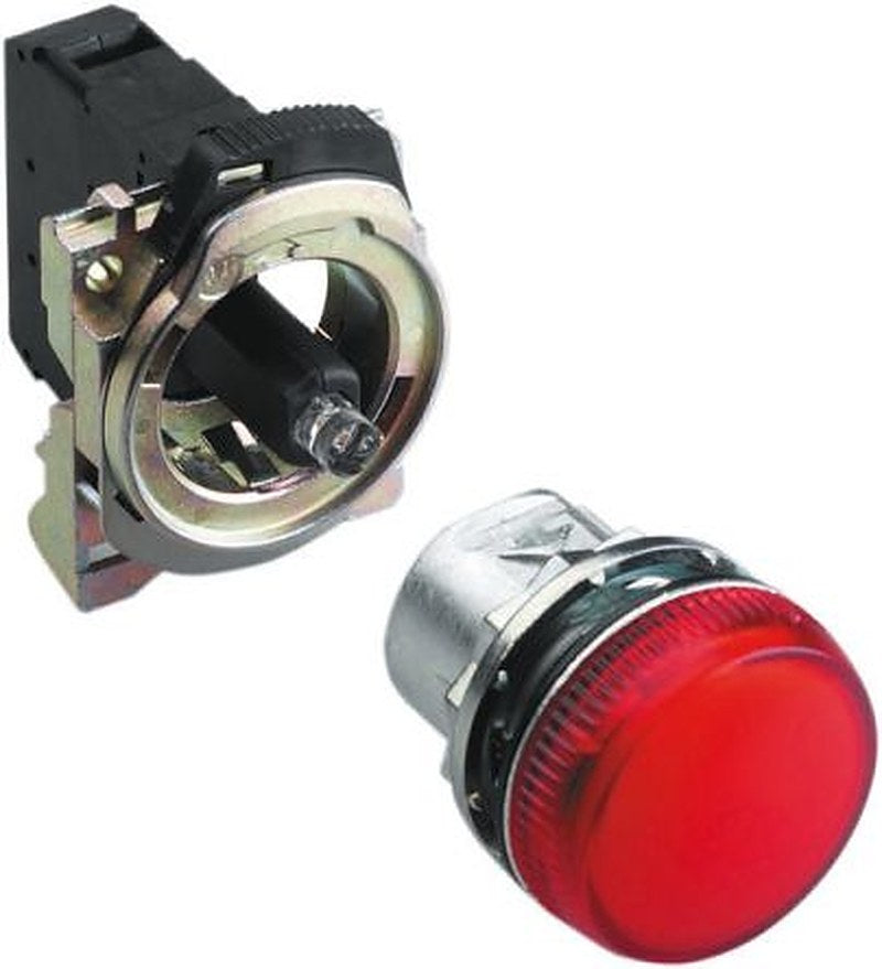 Allen Bradley, 800F, Panel Mount Green LED Pilot Light, 22 mm Cutout, IP66, Round, 24V ac/dc