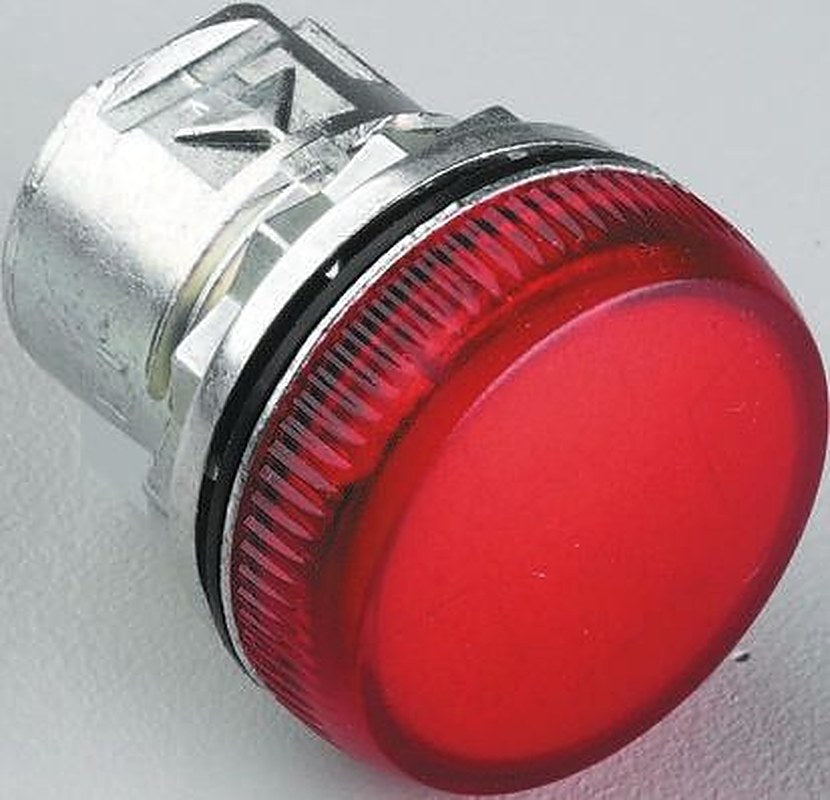 Allen Bradley Red Pilot Light Head, 22 mm Cutout 800F Series