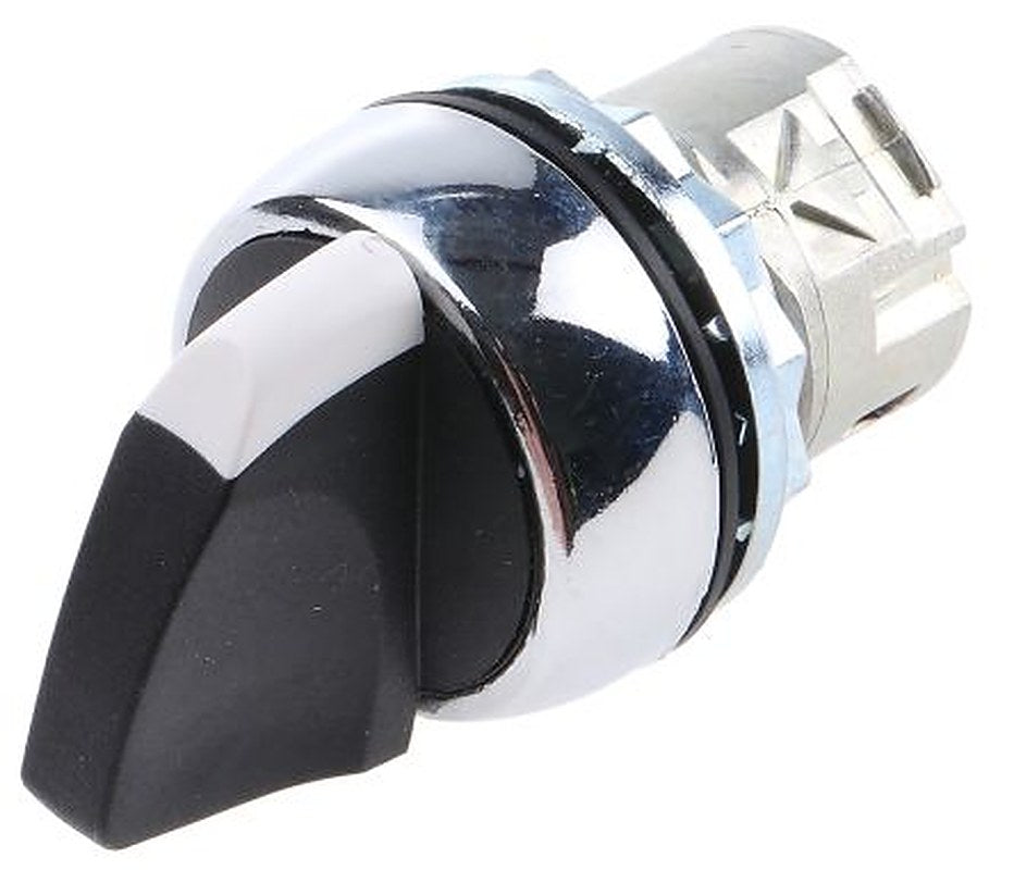 Allen Bradley 800F Series 2 Position Selector Switch Head, 22 mm Cutout, Black Handle, IP66