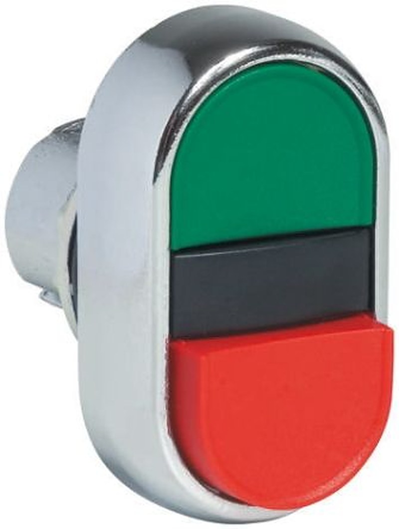 Allen Bradley 800F Series Green, Red Momentary Push Button Head, 22 mm Cutout, IP65