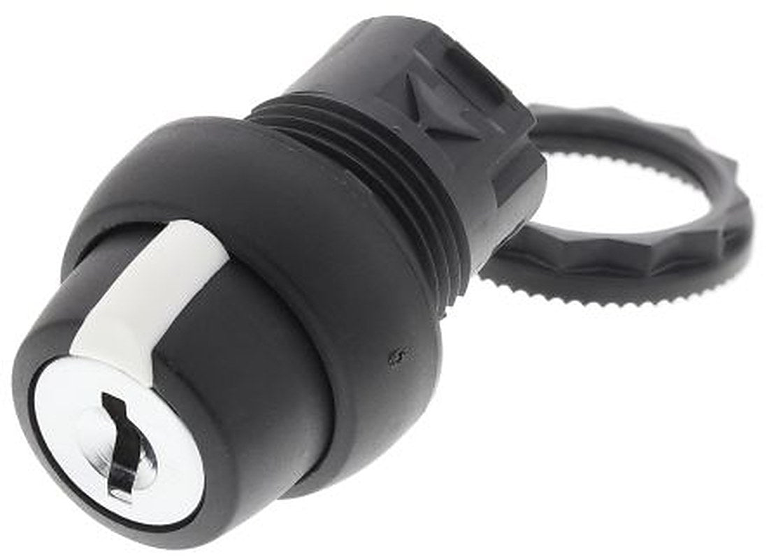 Allen Bradley 800F 2-position Key Switch Head, Latching, 22 mm Cutout