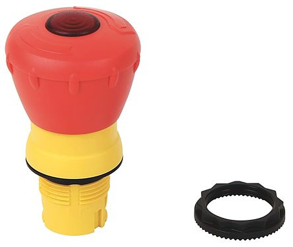 Allen Bradley 800F Series Red Turn to Release Push Button Head, 22 mm Cutout, IP65