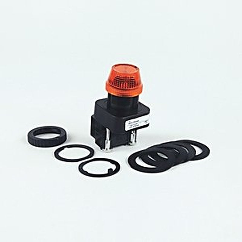 30.5mm Type 4/4X/13 Mom. Contact PB-Illum., Blue, Ext. Hd w/ Guard, LED, 12-130V AC/DC, 1 NO-1 NC Explosion-Protected