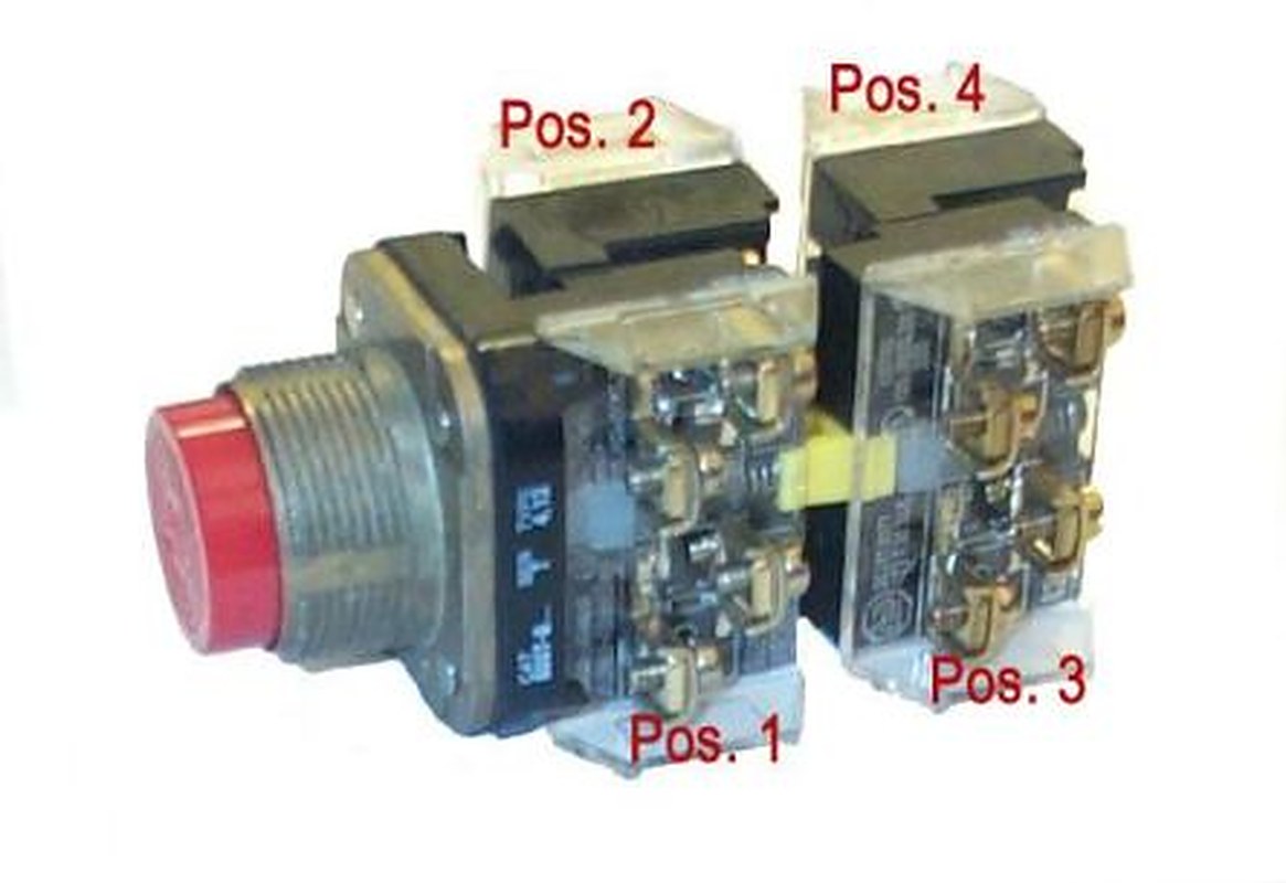 Allen Bradley 800T Series Push Button Switch, Momentary, Panel, 30 mm Cutout, SPST