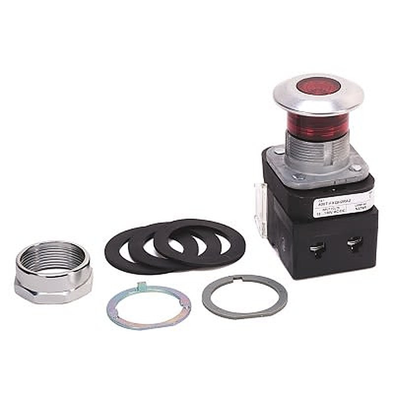 Allen Bradley 800T Series Red Push Pull Push Button Head, 30 mm Cutout, IP65