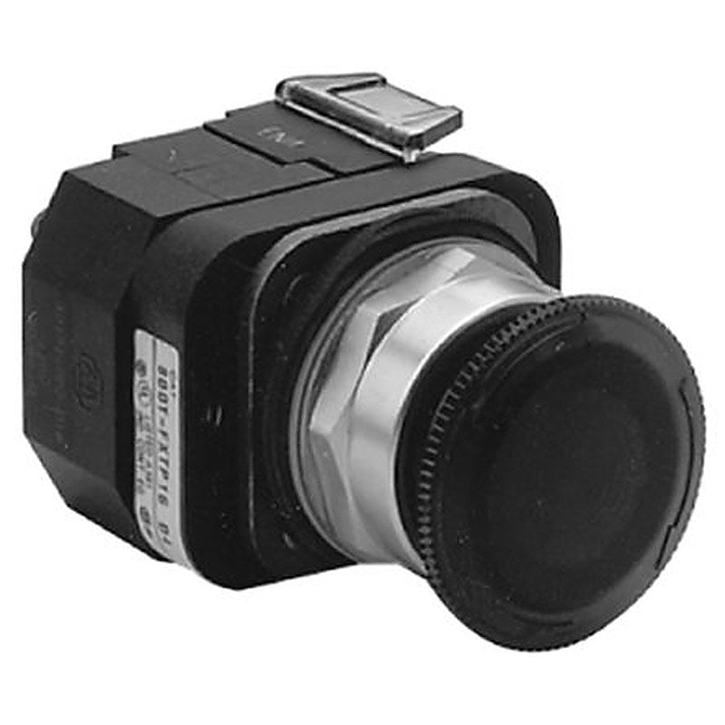 Allen Bradley 800T Series Illuminated Push Button Switch, Maintained, Panel, 30 mm Cutout, SPDT, Red LED