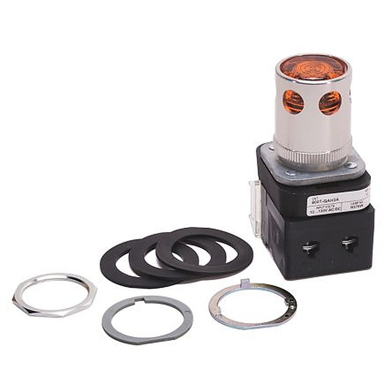 Allen Bradley 800T Series Amber Momentary Push Button Head, 30 mm Cutout, IP67, IP69K