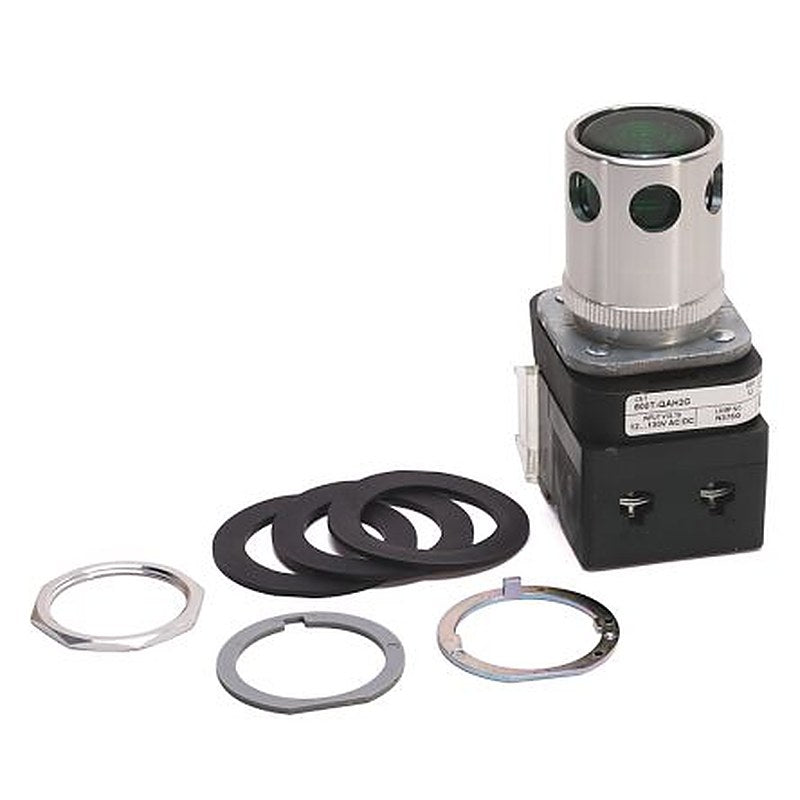 Allen Bradley 800T Series Green Momentary Push Button Head, 30 mm Cutout, IP67, IP69K
