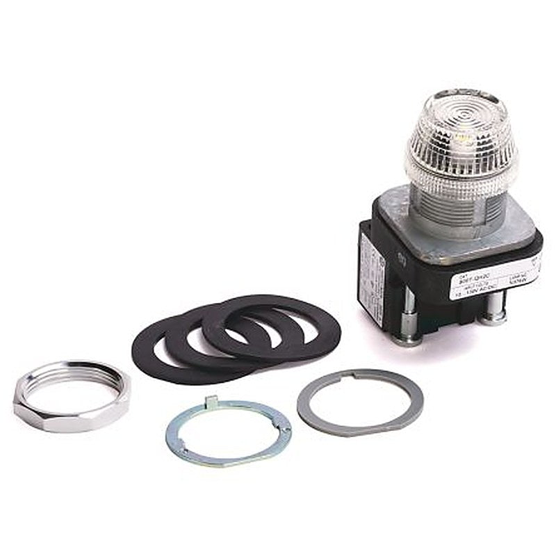 Allen Bradley Blue Pilot Light, 30 mm Cutout 800T Series