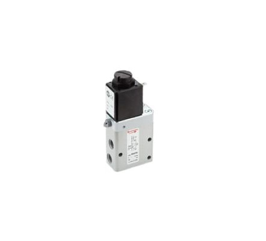 Norgren Pneumatic Solenoid Valve - 3/2, 5/2 Way, 5/3 Way Solenoid/Air G 1/4 in, M20 x 1.5, NPT 80207  Series 230 V ac,
