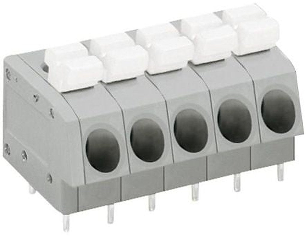 WAGO 804 Series PCB PCB Female Solder, 5-Pole, 5-Way