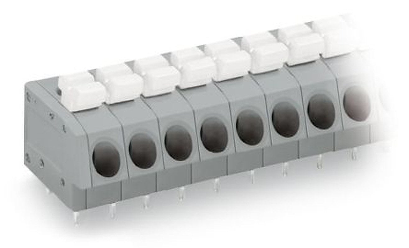 WAGO 804 Series PCB Terminal Block, 7-Contact, 5 mm Pitch, PCB, 1 Row