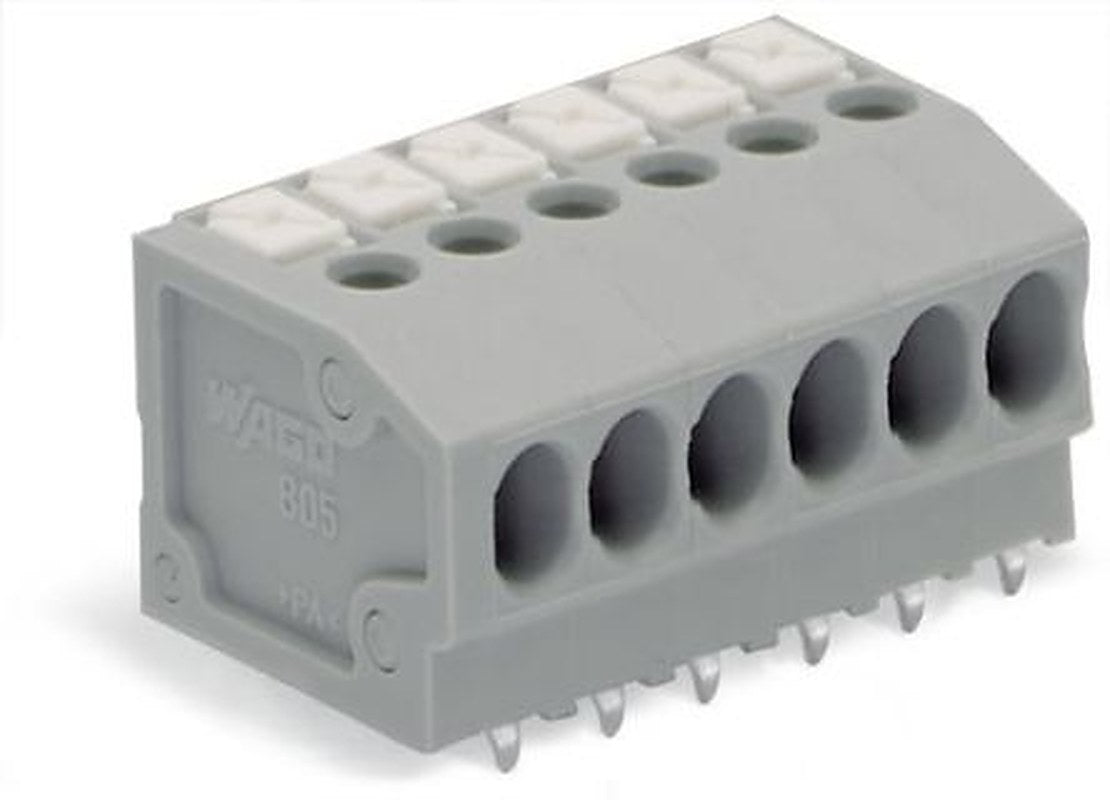 WAGO 805 Series PCB Terminal Block, 12-Contact, 3.5 mm Pitch, PCB, 1 Row