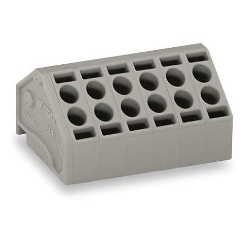 WAGO PCB Terminal Block, 6-Contact, 5 mm Pitch, 1 Row, 806-106