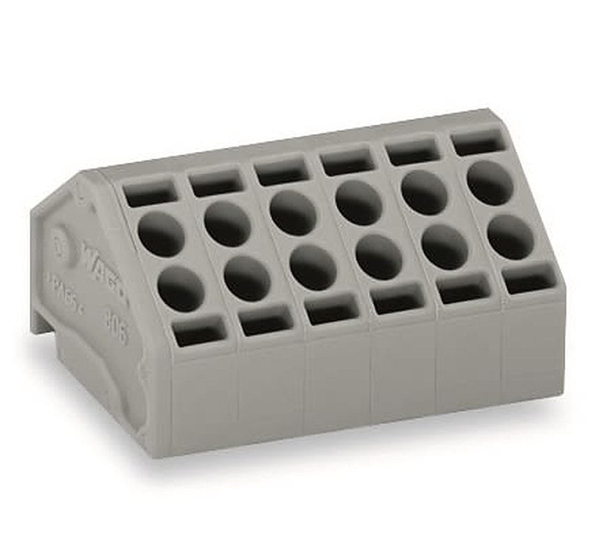 WAGO PCB Terminal Block, 10-Contact, 5 mm Pitch, 1 Row, 806-110