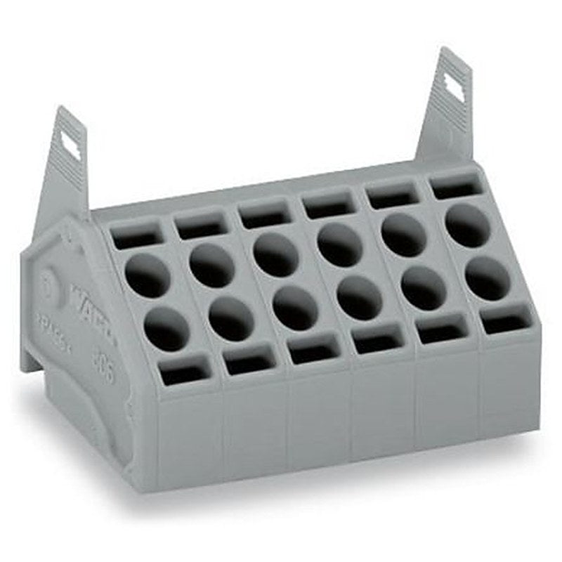 WAGO 806 Series Angled PCB PCB Socket, 9-Contact, 1 Row, 5 mm Pitch Cage Clamp