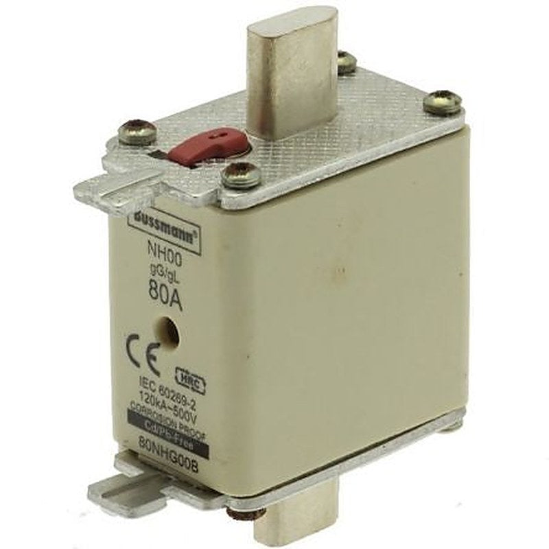 Eaton 80A Bolted Tag Fuse NH00 500V ac