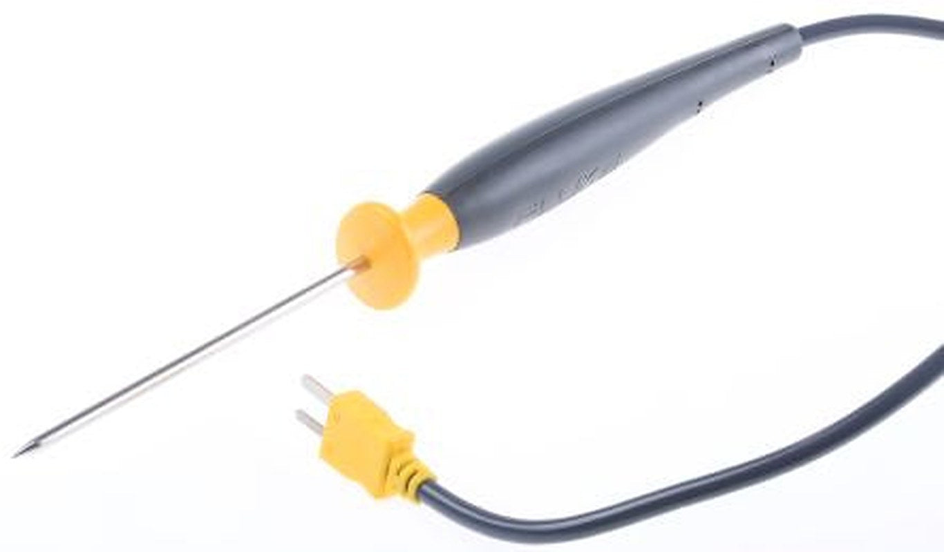 Fluke Type K Conical Penetration Temperature Probe, 101.6 mm Length, 3.4 mm Diameter, 350 °C Max, RSCAL
