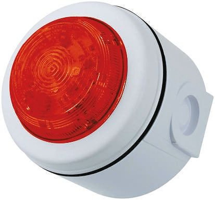 Eaton Fulleon, Solista Maxi Series Red Flashing Beacon 60V dc, LED Bulb Surface, IP65, IP54